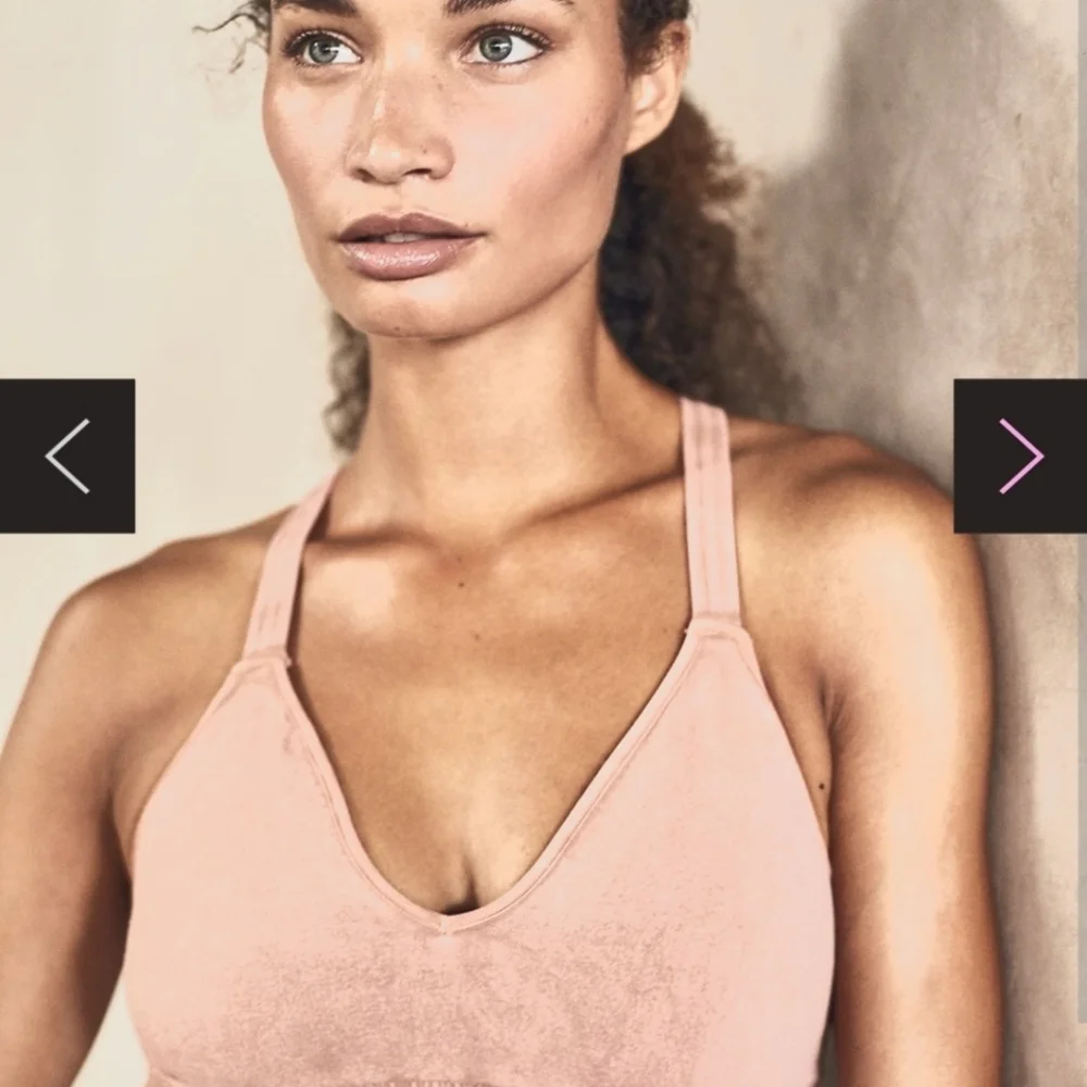 NEW Free People Movement Good Karma V Neck Crop Sports in Tan/Sand M/L - Picture 3 of 14